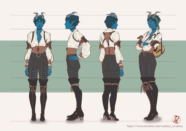 Examples of neck up busts